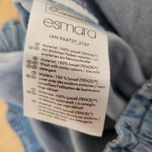 ESMARA High Rise Wide Leg Soft Culotte Pant - Picture 3 of 5